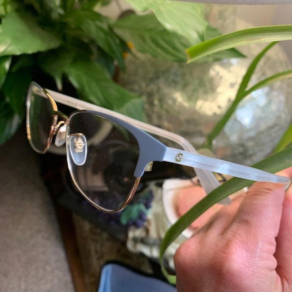 Authentic GUCCI 53 acetate/Metal optical glasses - Picture 8 of 13